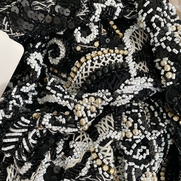 NWT Rare PATBO All Over Hand Beaded Sequins Fitted Dress EU 36 - Picture 5 of 15